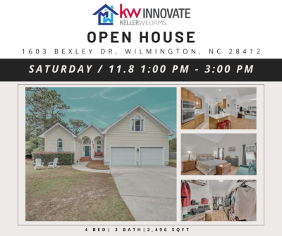OPEN HOUSE! 1603 Bexley Drive, Wilmington, NC 28412