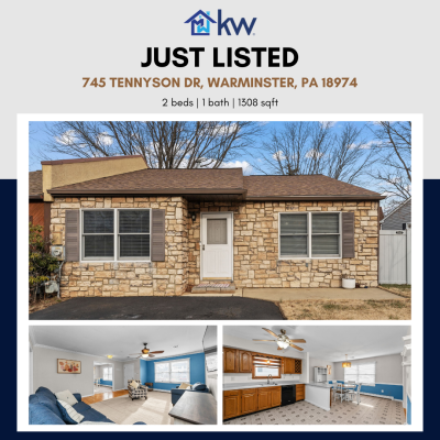 Just Listed: 745 Tennyson Dr, Warminster, PA 18974