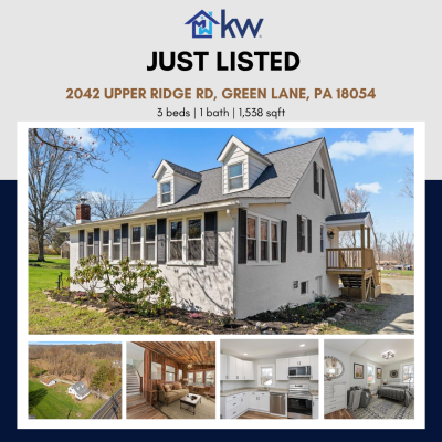 Just Listed in Green Lane, PA: Updated Cape Cod on 1.44 Acres at 2042 Upper Ridge Road