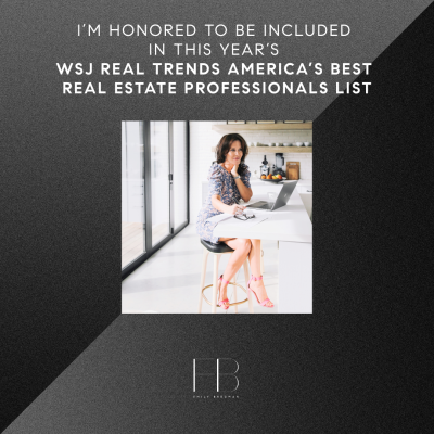 WSJ Real Trens America&#8217;s Best Real Estate Professionals List