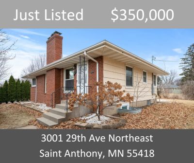 Just Listed &#8211; 3001 29th Avenue Northeast, Saint Anthony, MN 55418