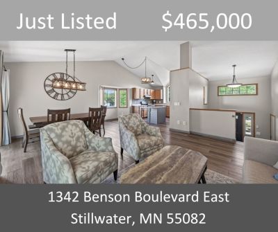 Just Listed – 1342 Benson Boulevard E, Stillwater, MN 55082