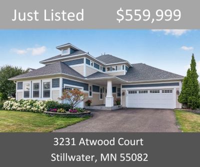 Just Listed – 3231 Atwood Court, Stillwater, MN 55082