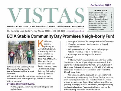 September Vistas Community Newsletter Now Available