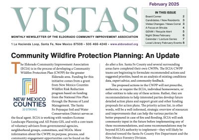 February Vistas Community Newsletter Now Available