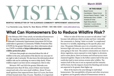 March Vistas Community Newsletter Now Available
