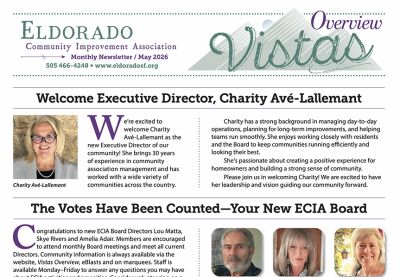 May Vistas Community Newsletter Now Available