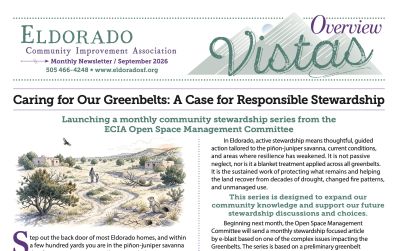 September Vistas Community Newsletter Now Availalbe