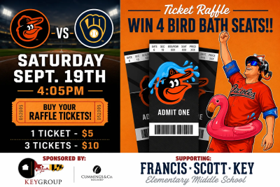 Orioles Bird Bath Ticket Raffle