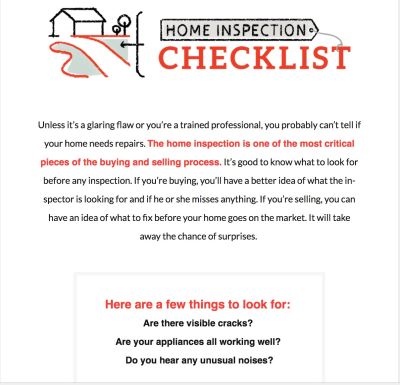 June 2018 &#8211; Home Inspection CHEAT SHEET!