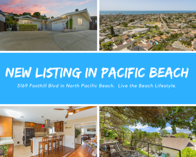 New Listing Alert!  Pacific Beach Lifestyle at its Best