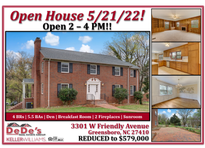 Open House This Weekend &#8211; 5/21/22