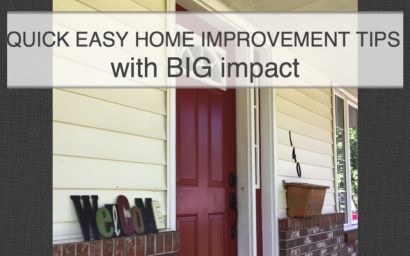 Quick and Easy home improvement TIPS