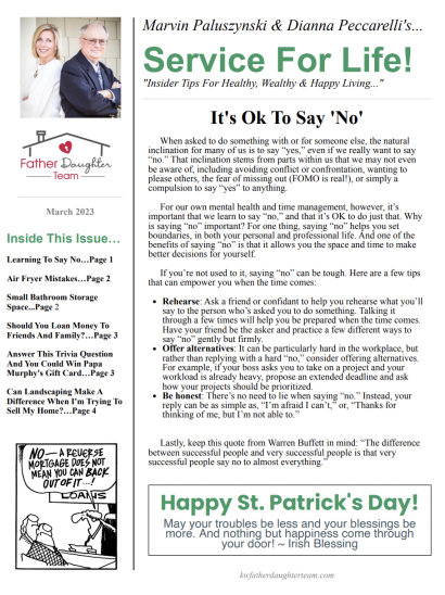 March 2023 Newsletter