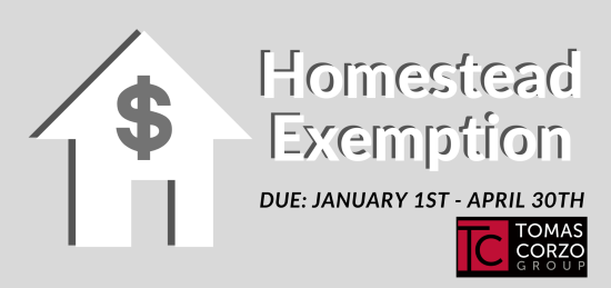 Don&#8217;t Forget! File for Homestead Exemption