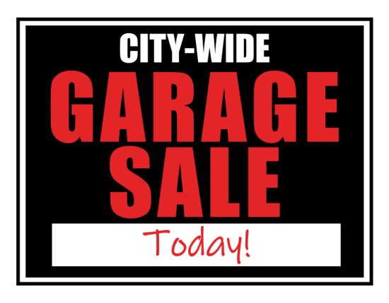 June – A Beautiful Time for a Garage Sale