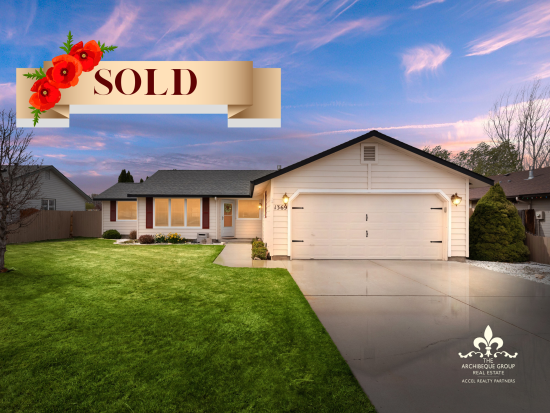 Centrally Located Meridian Home for Sale! SOLD!
