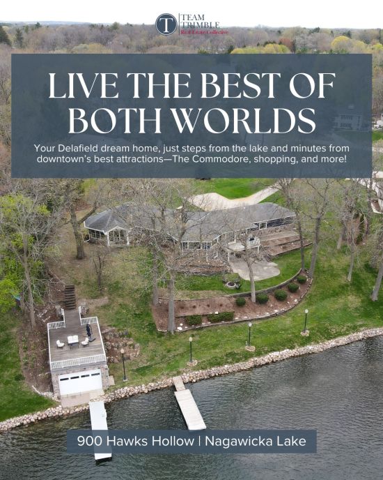 Lake Life Meets Downtown Living: Nagawicka Lake Dream Home
