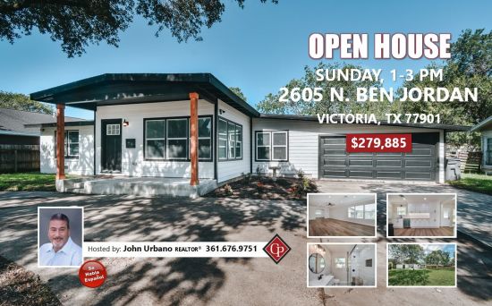 Open House Sunday 1-3 PM