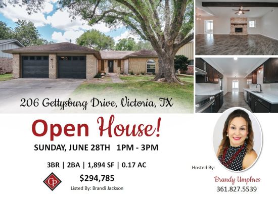 Open House this Sunday 1-3 PM
