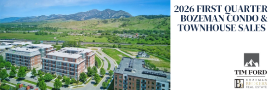 First Quarter Bozeman Condo &amp; Townhouse Sales