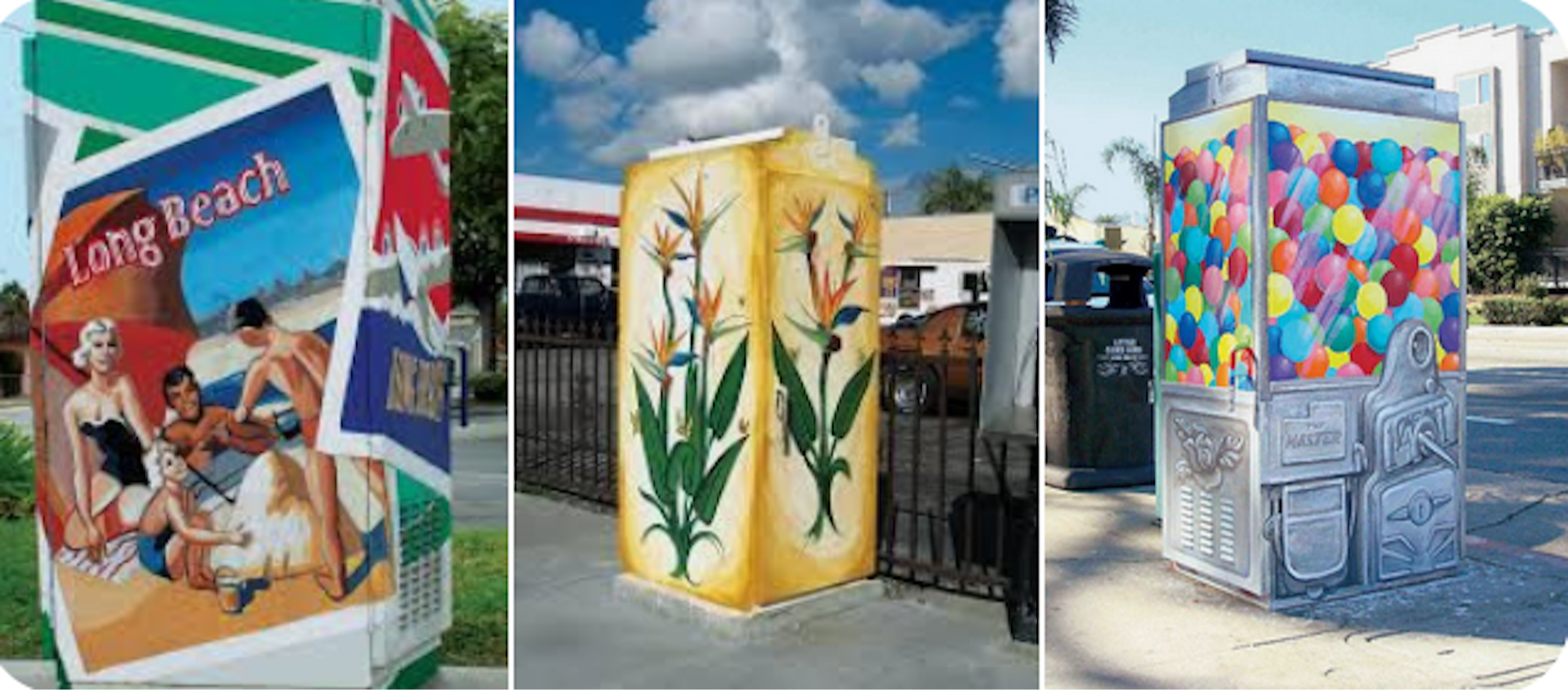 LONG BEACH TRAFIC SIGNAL BOX ART