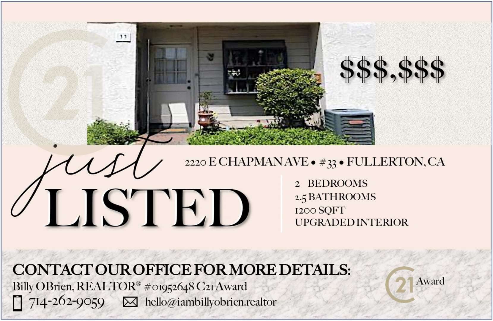 2220 E Chapman • #33 • Fullerton, CA
