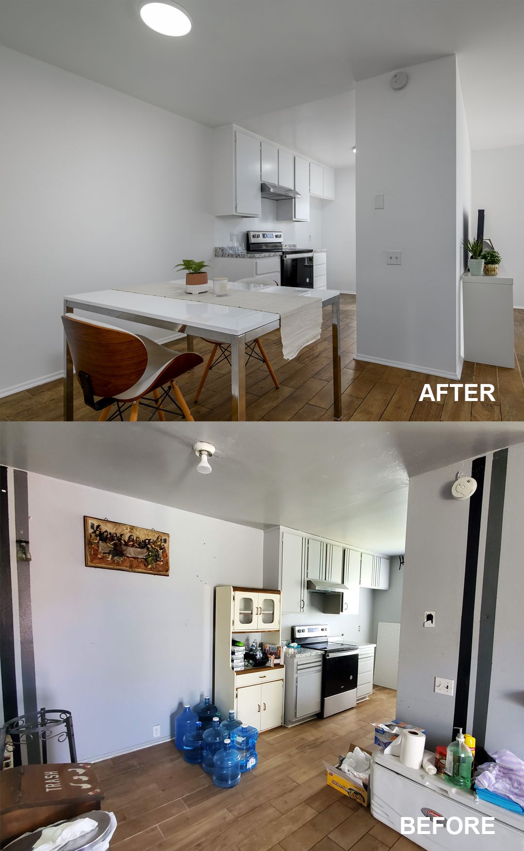Before and After Dining Room
