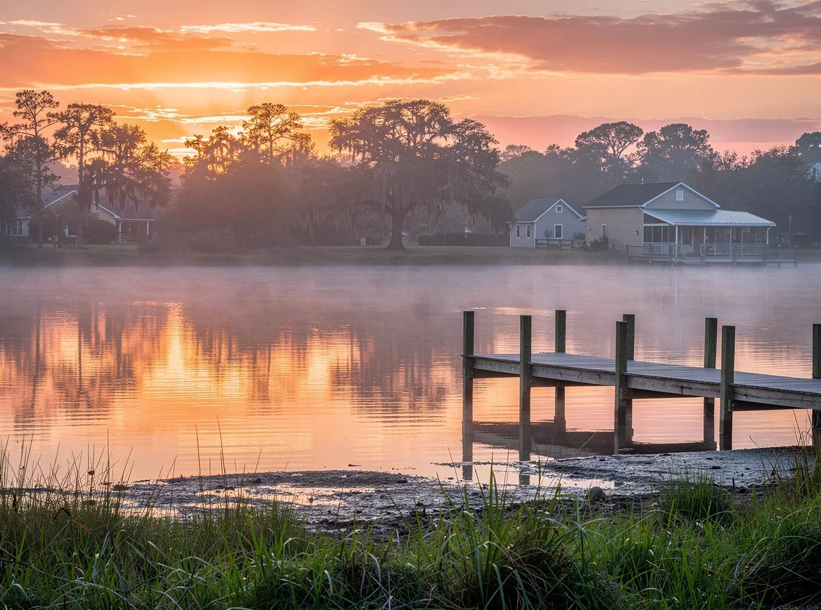 Sunrise over the St. Johns River in Jacksonville