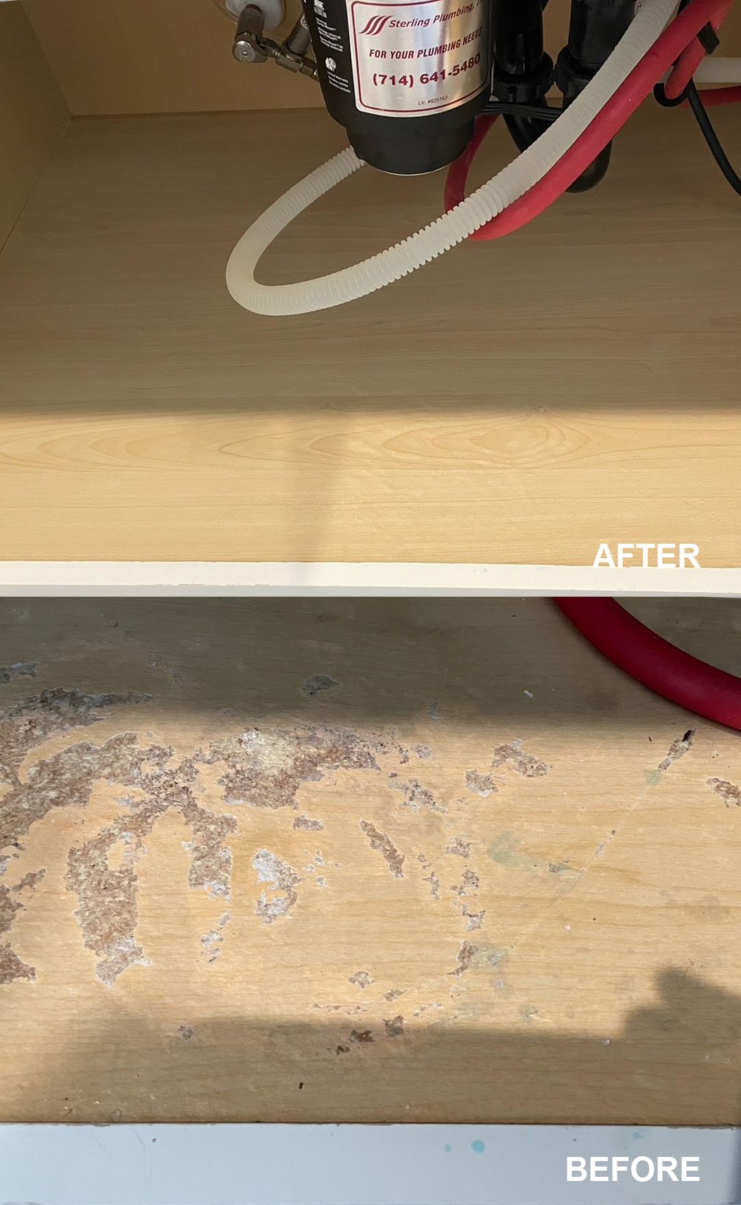 Before and After Kitchen Cabinet