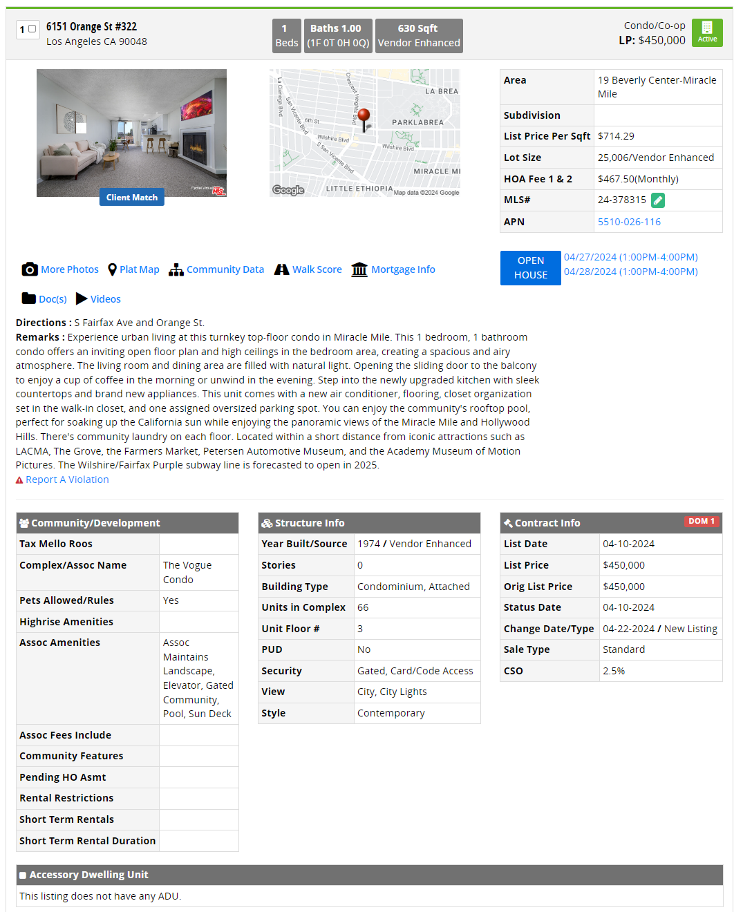 MLS Client View Click here to view MLS Client View