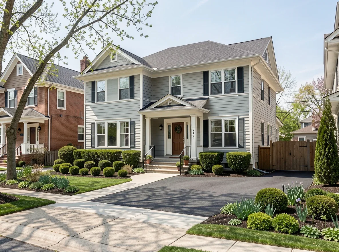 Chicago multifamily exterior in established neighborhood