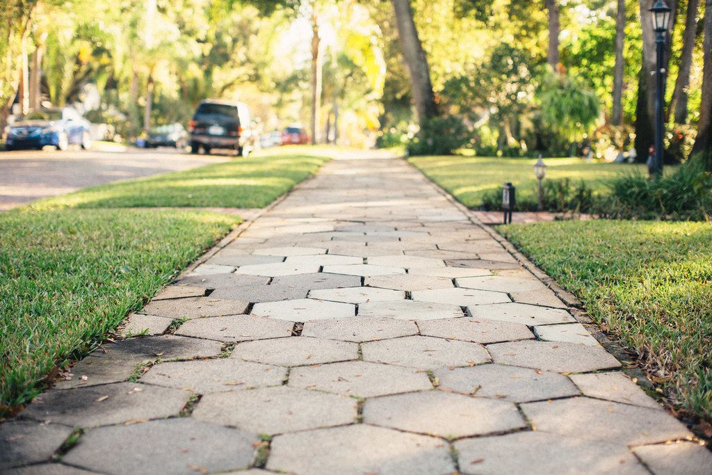 Florida Gulf Coast neighborhood and park setting