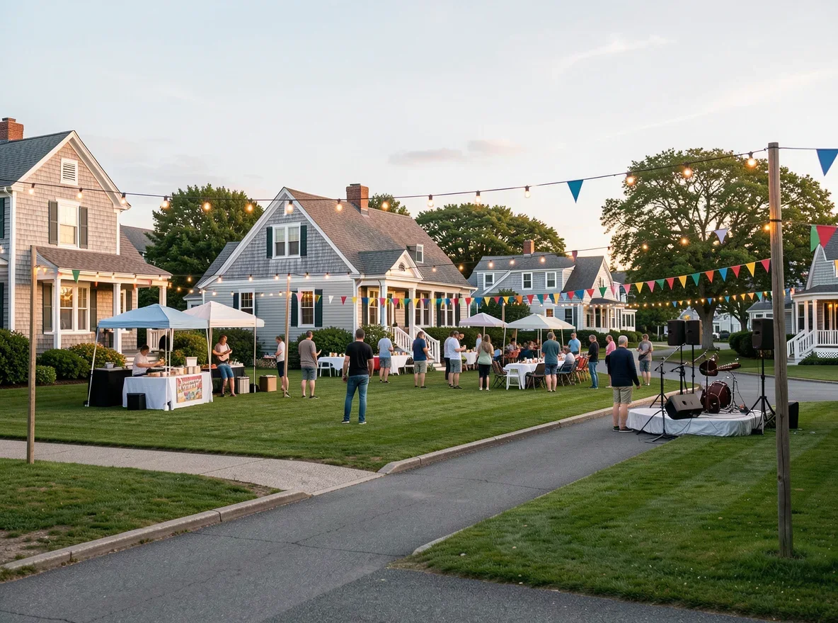 Cape Cod coastal lifestyle scene