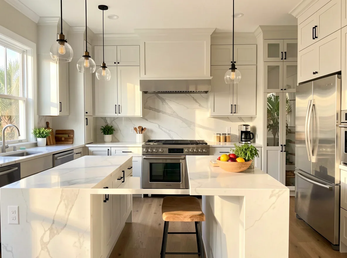 Modern Florida kitchen representing hidden systems and inspection concerns