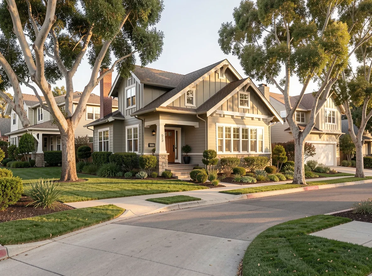 South Park San Diego neighborhood street with character homes