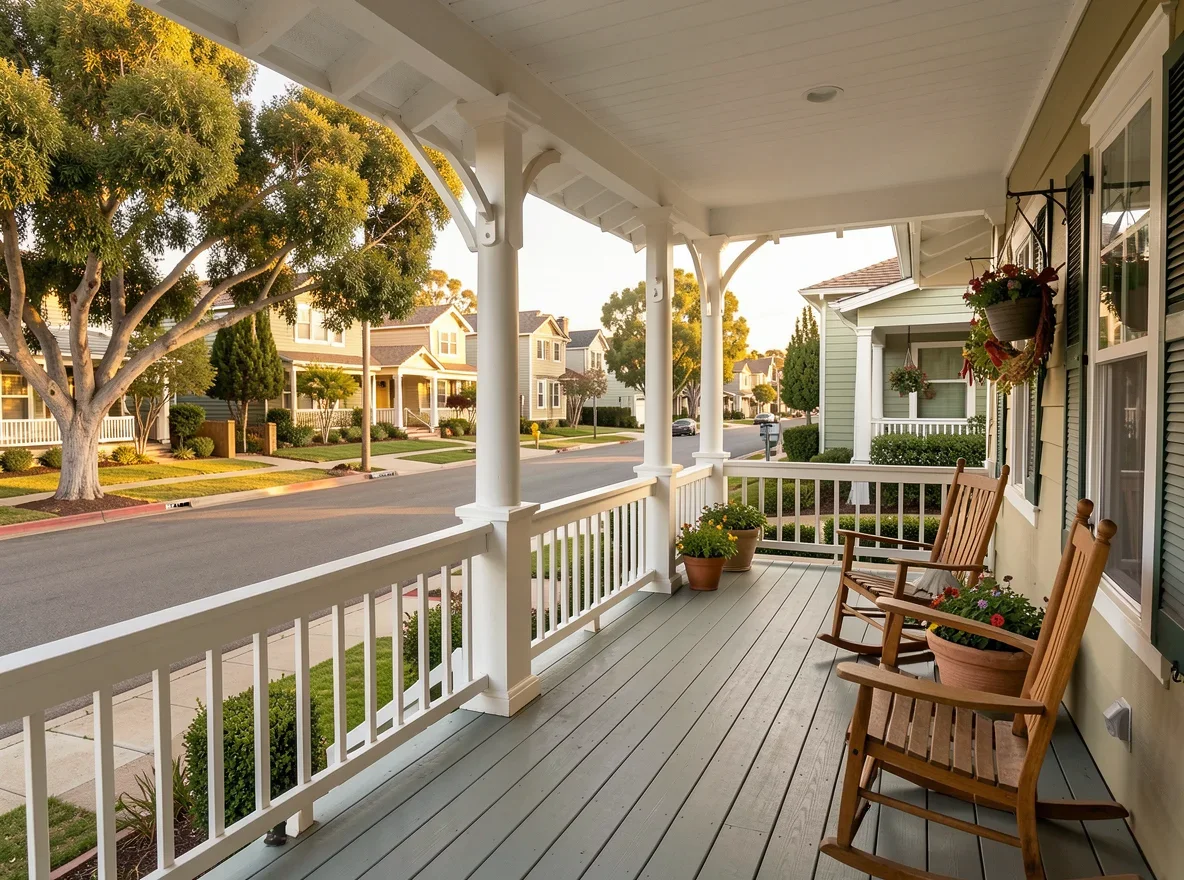 Historic residential street in Golden Hill