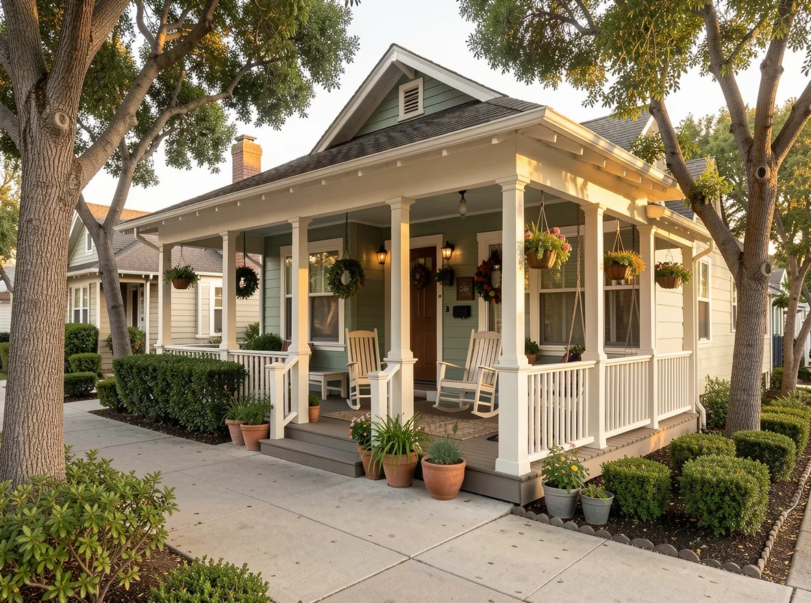 North Park San Diego craftsman and bungalow homes on a residential street