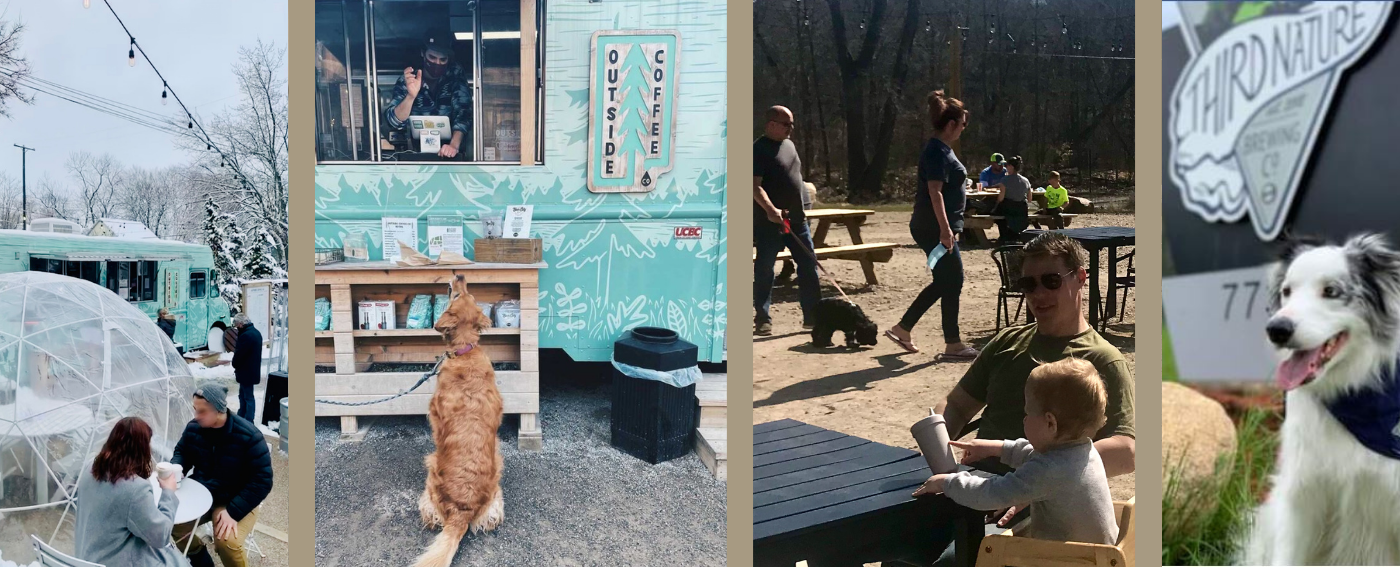 Outside Coffee Co Doggo & Third Nature Brewing Doggos