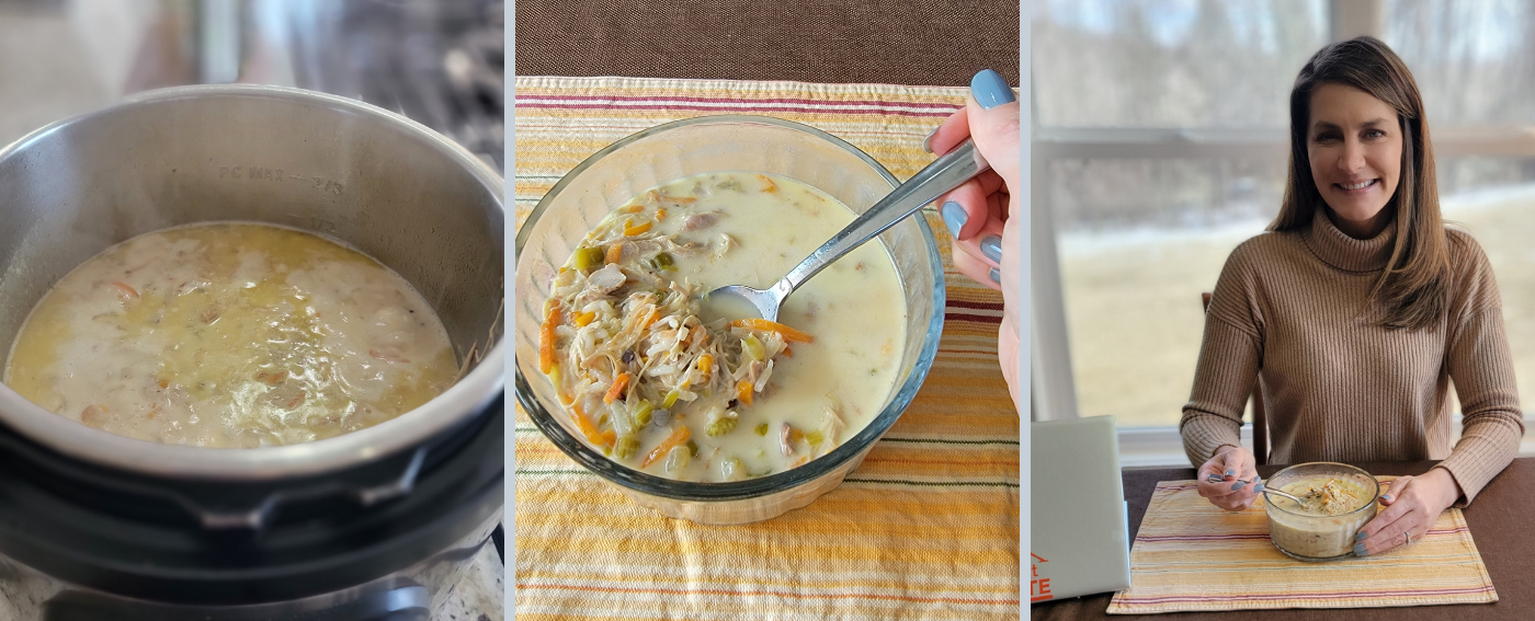 Last Steps - Ann's Creamy Chicken & Wild Rice Nearly there - can you taste it?!