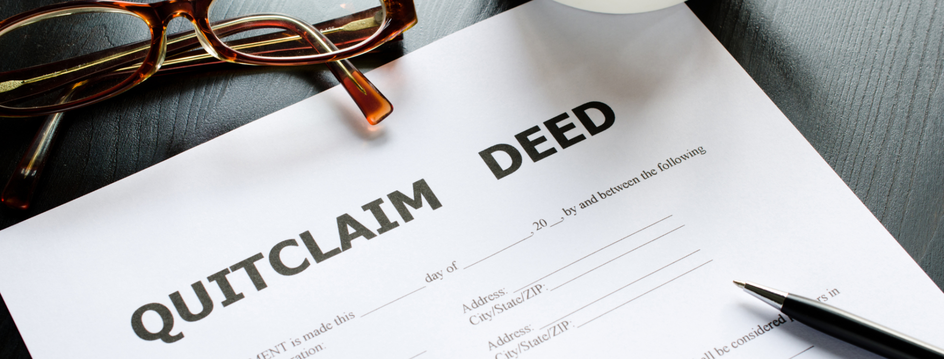 Quitclaim deed form