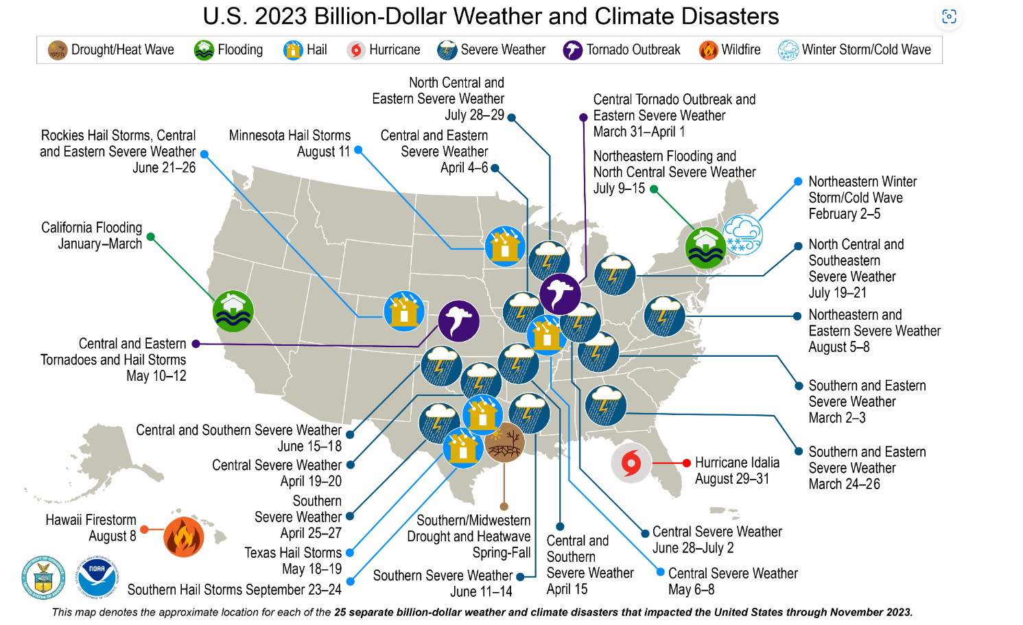 2023 Weather Disasters - Homeowners Insurance
