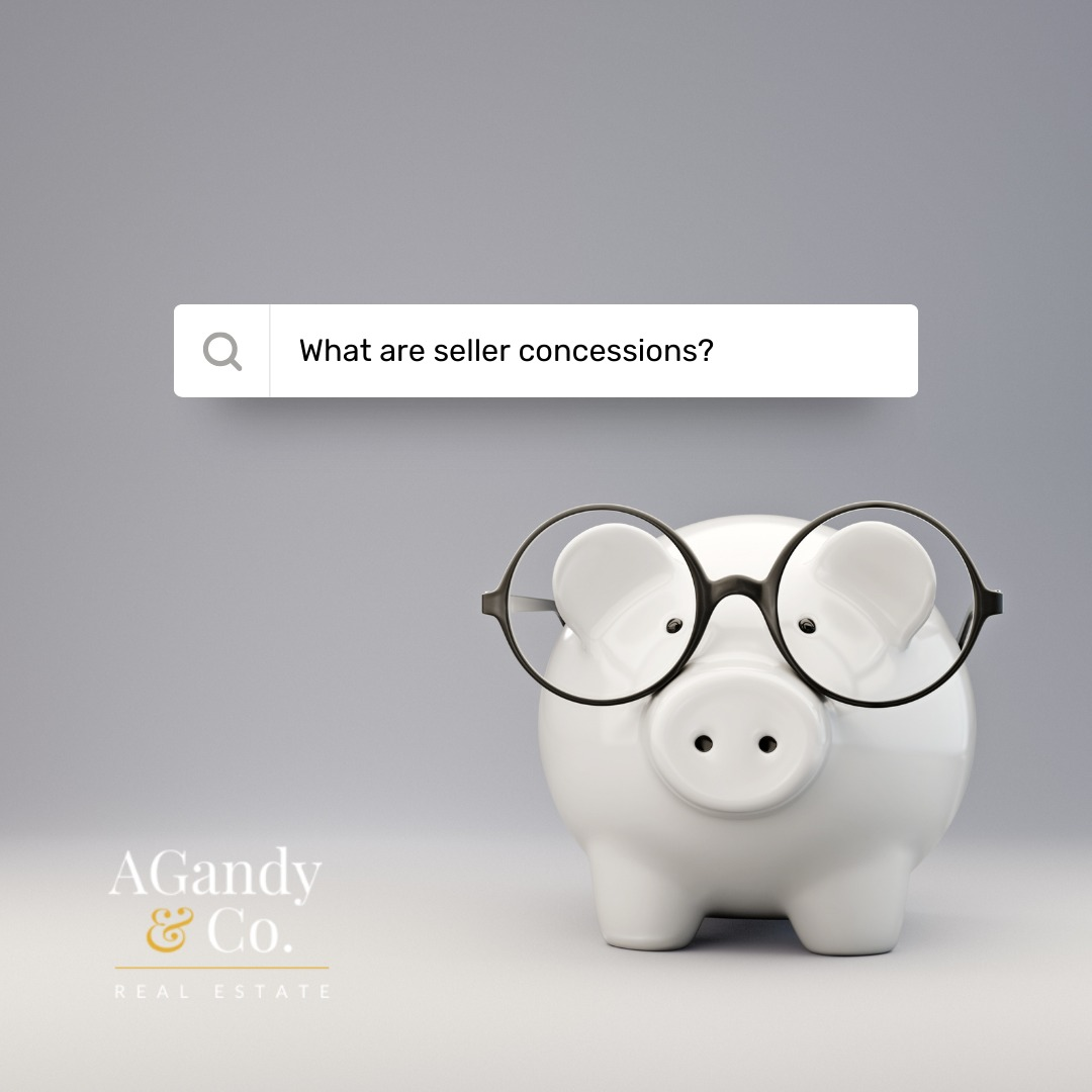 piggy bank with text to read what are seller concessions