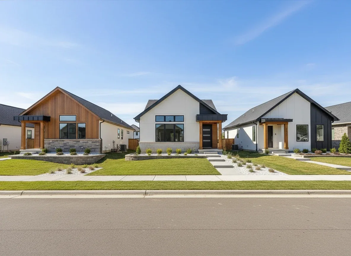 New construction homes in a planned Wake Forest community