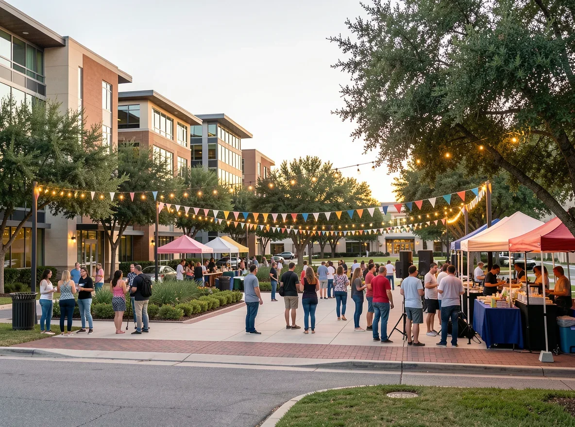 Community gathering space in Irving