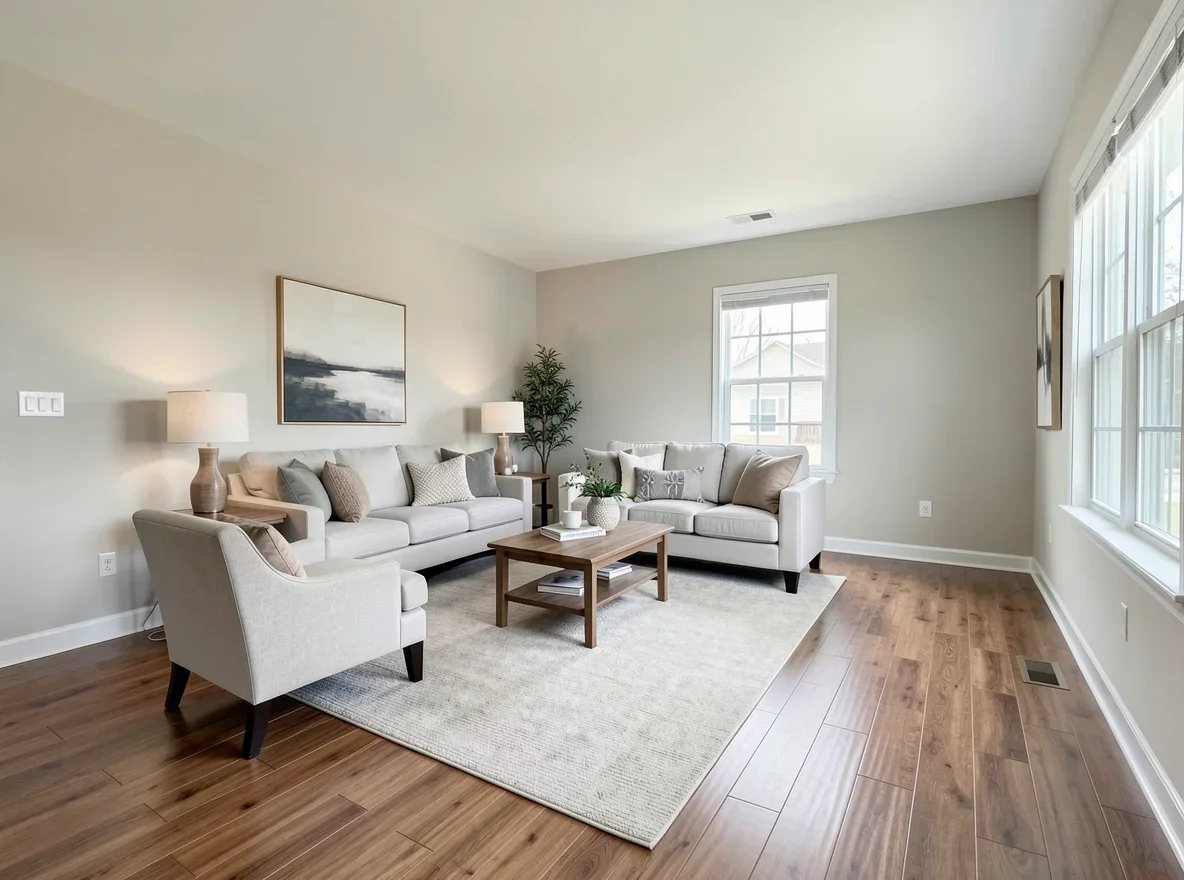 Renovated apartment interior in Arlington