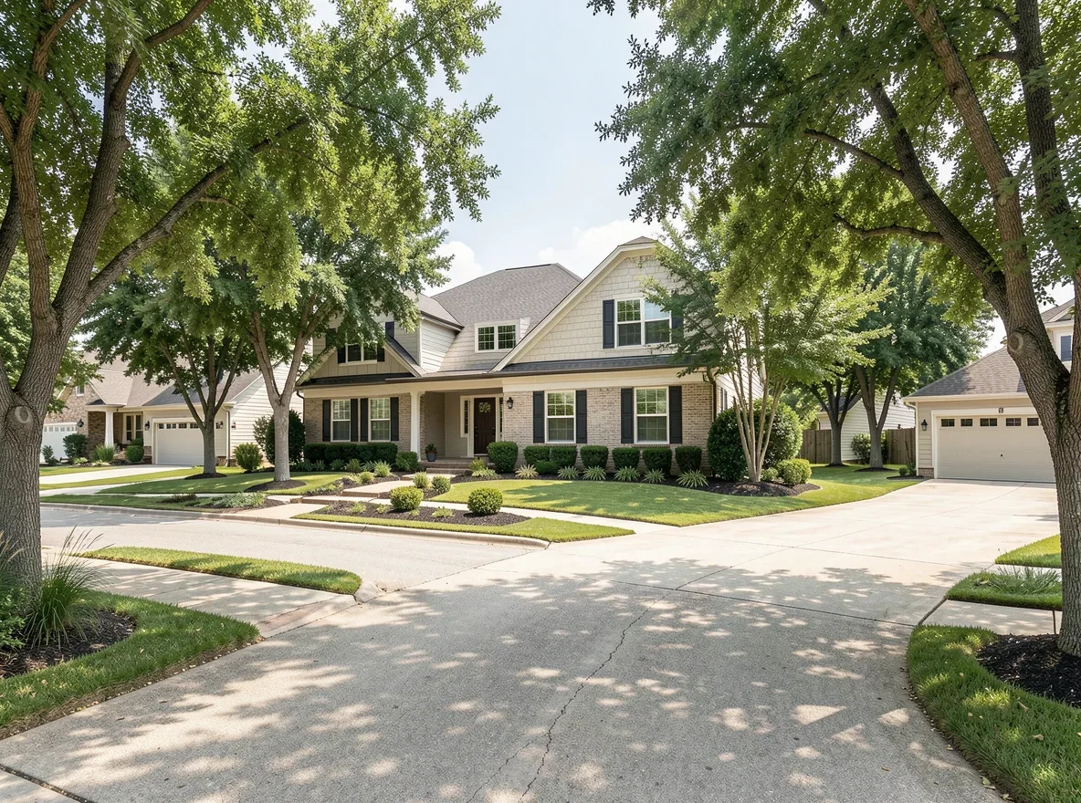 Neighborhood view in Copperas Cove, Texas