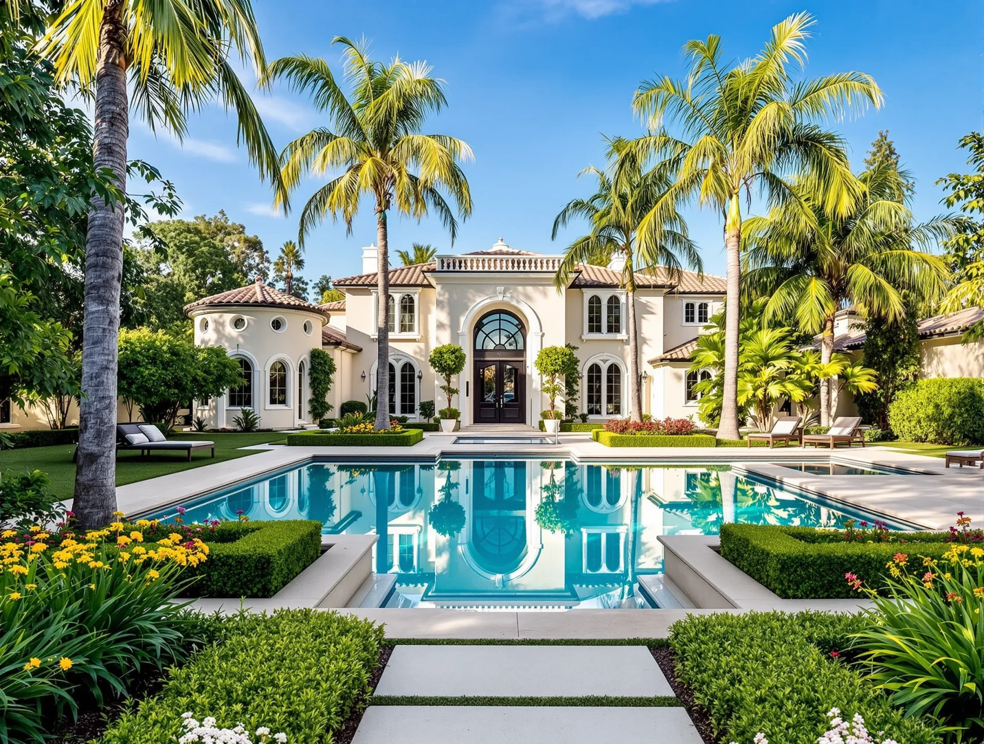 Luxurious mansion in Brentwood