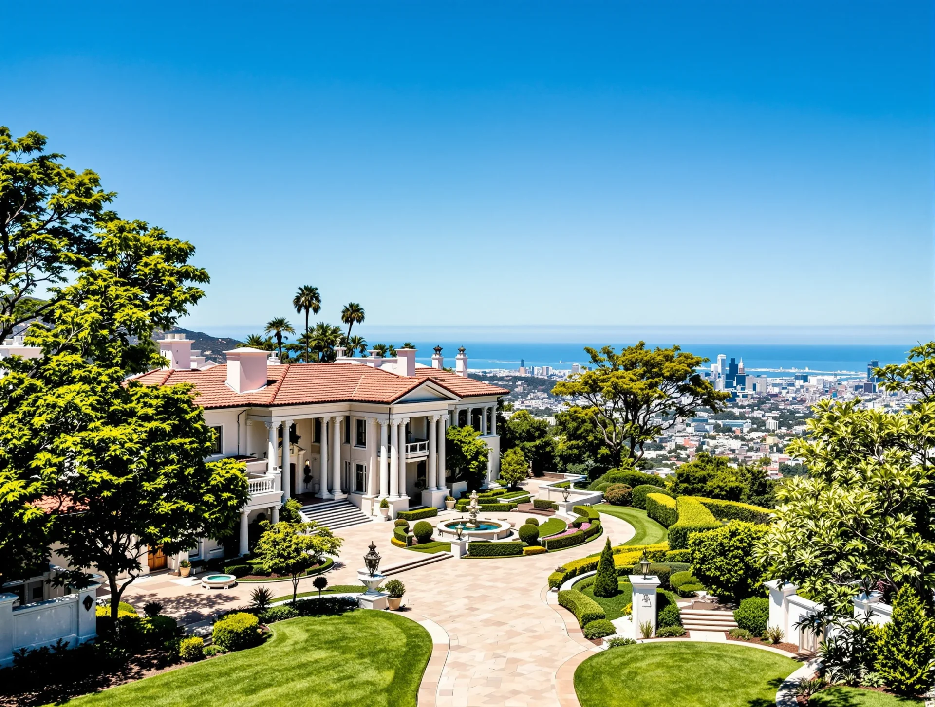 Luxurious mansion in Bel Air