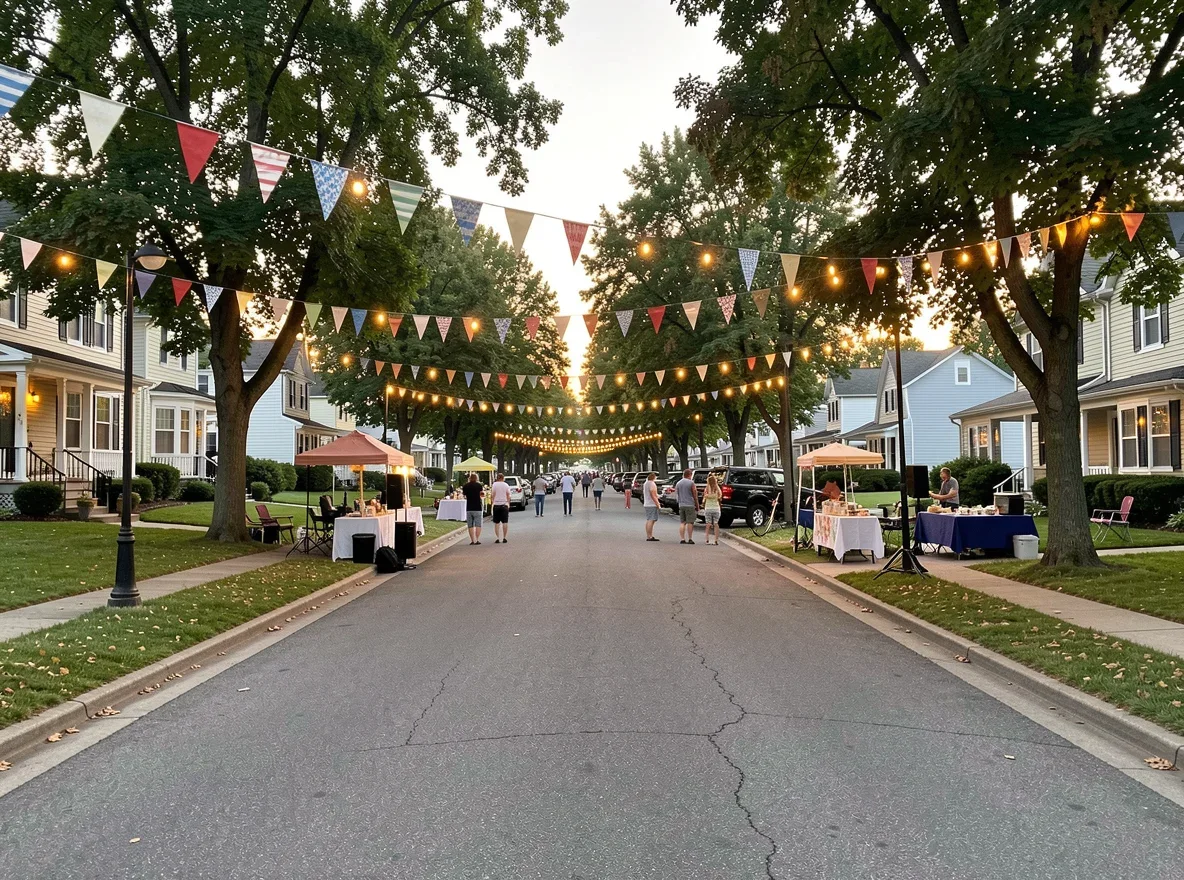 Community scene in Hempstead
